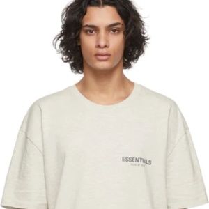 Fear of God Essentials Core Collection T-Shirt Light Heather Oatmeal L